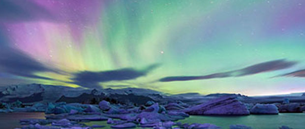 See the breathtaking Northern Lights when visiting Iceland