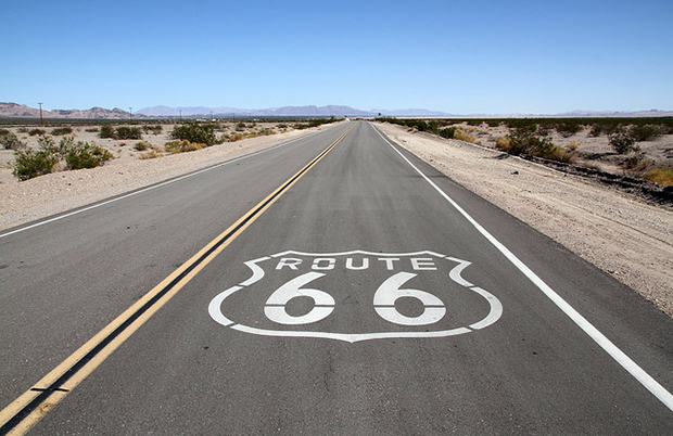 Take an iconic road trip along route 66 in the United States