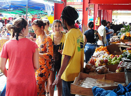 The Saturday markets in Victoria are great places to meet new people and try new foods in Seychelles