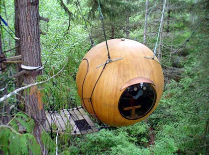 Free Spirit Spheres in Vancouver, Canada are the perfect retreat for someone looking for quiet and connection with nature.