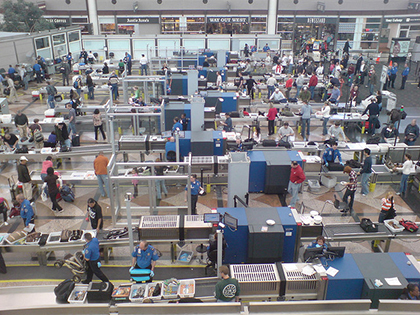 Just looking at the airport security screening process can make your stress levels sky-rocket.