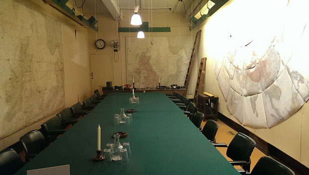 A peek at one of the exhibitions at the Churchill War Rooms in London.
