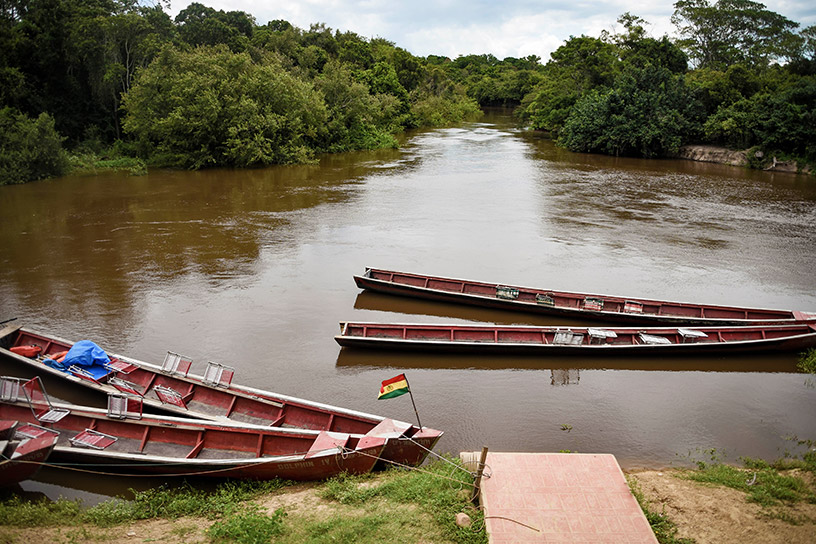 boats on the amazon