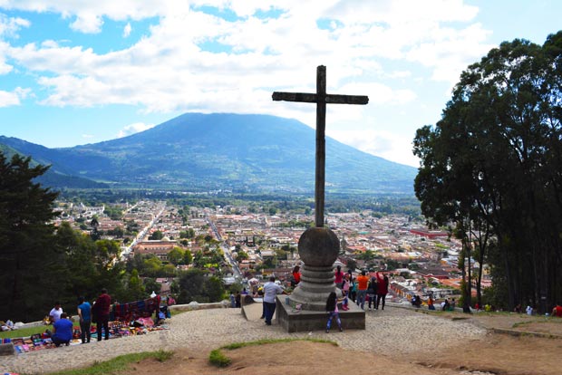 Cross on hill