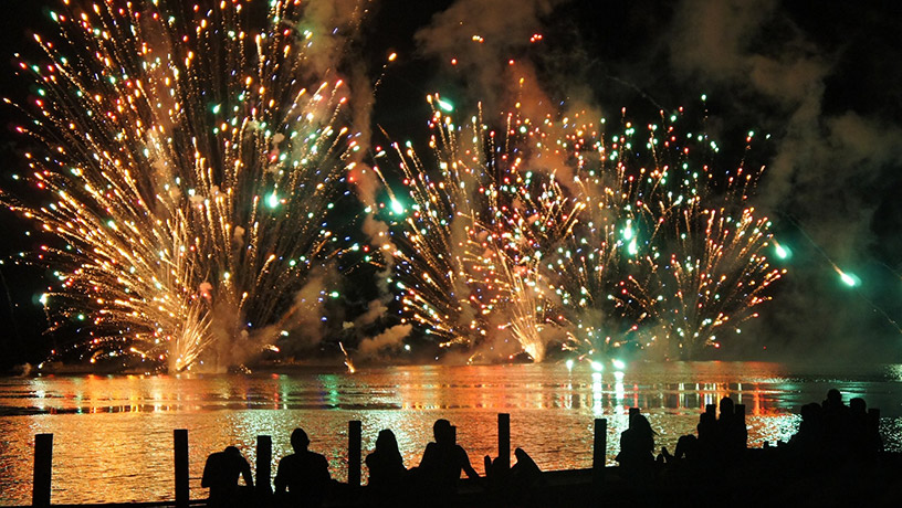 fireworks in france