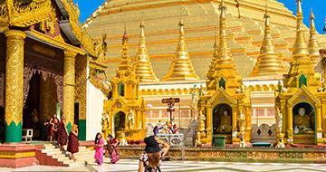 Yangon's golden pagoda