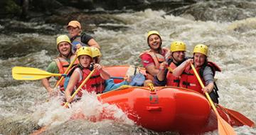 People rafting