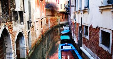 Venice Italy Gondolas